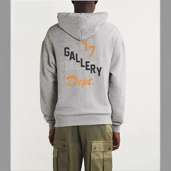 Fist Letter Print Zip Hoodie