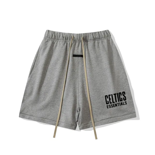 Fear of God Essentials Celtics Essentials Gray Sweat Shorts - 1
