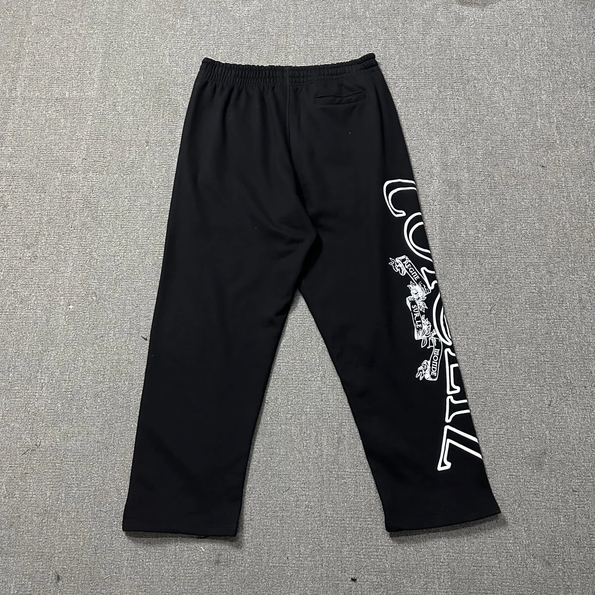 Corteiz Logo Sweatpants Black - 14