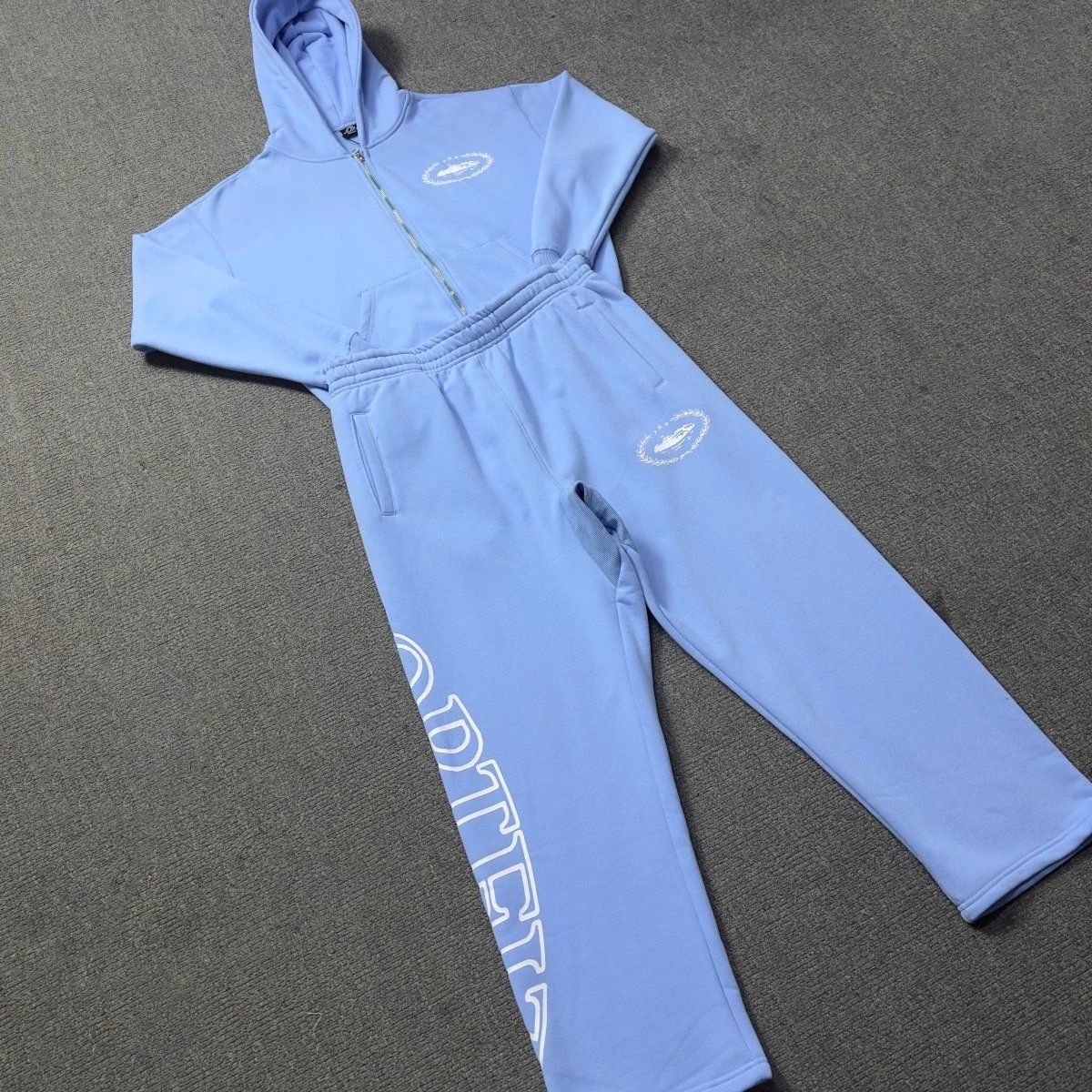 Corteiz Logo Sweatpants Black - 33