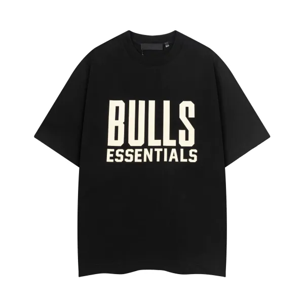 Fear of God Essentials Bulls Essentials Black T-Shirt - 1