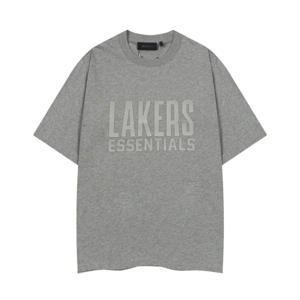 Fear of God Essentials Lakers Essentials Gray T-Shirt - 1