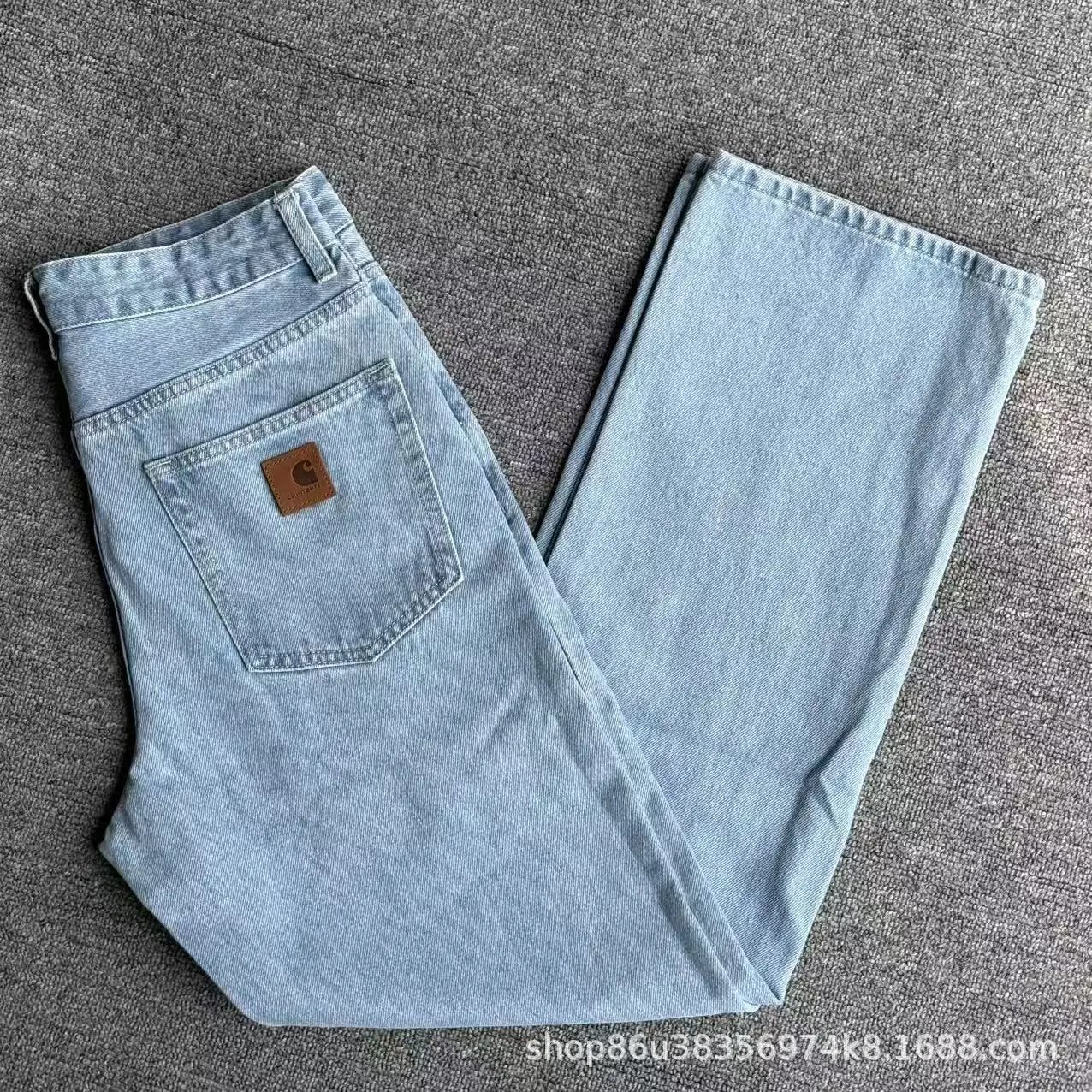 Vintage Streetwear Loose Straight Jeans photo 2
