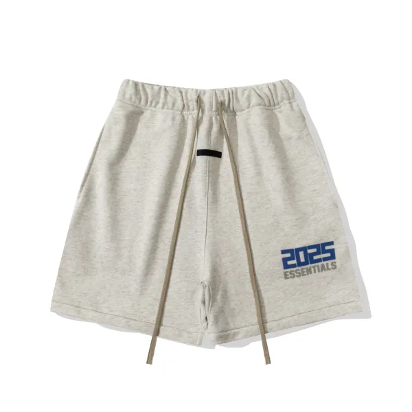 Fear of God Essentials Essentials 2025 Essentials Logo Shorts Gray Shorts - 1