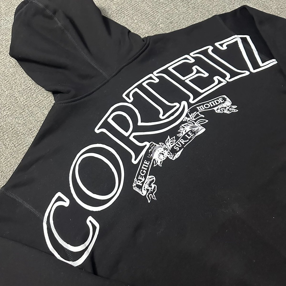 Corteiz Logo Sweatpants Black - 16
