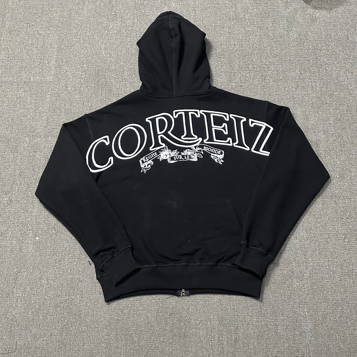 Corteiz Logo Sweatpants Black - 12