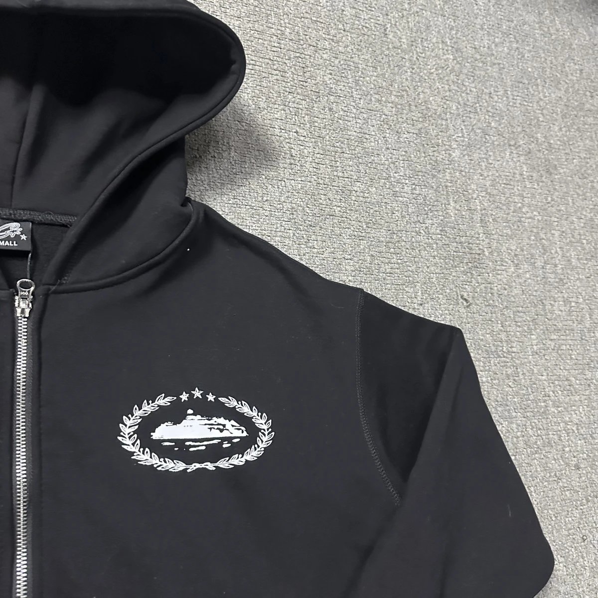 Corteiz Logo Sweatpants Black - 15