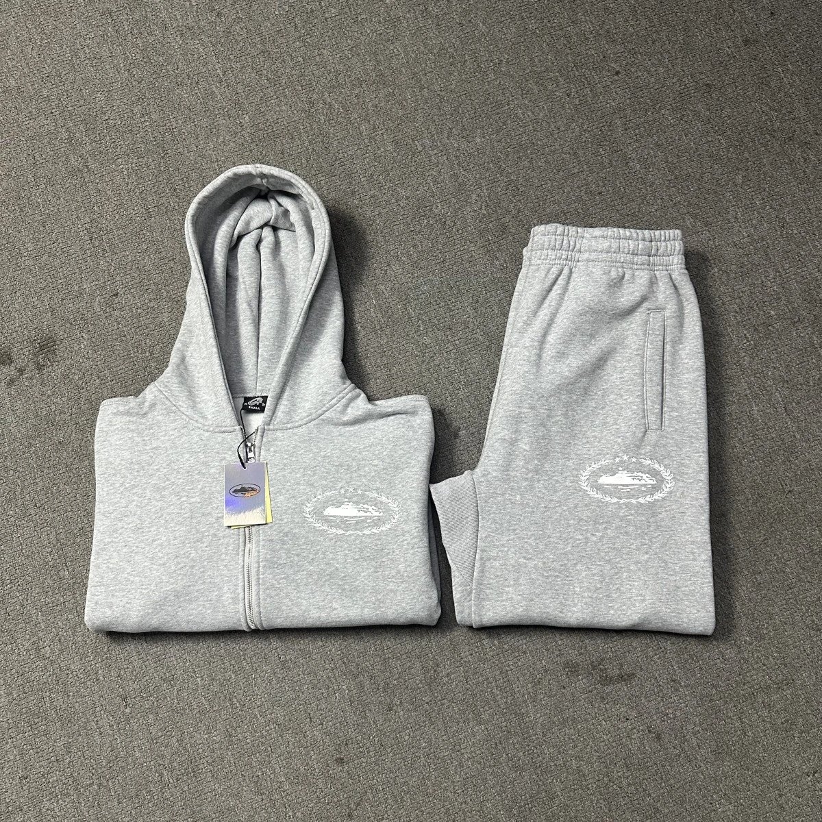 Corteiz Logo Sweatpants Black - 22