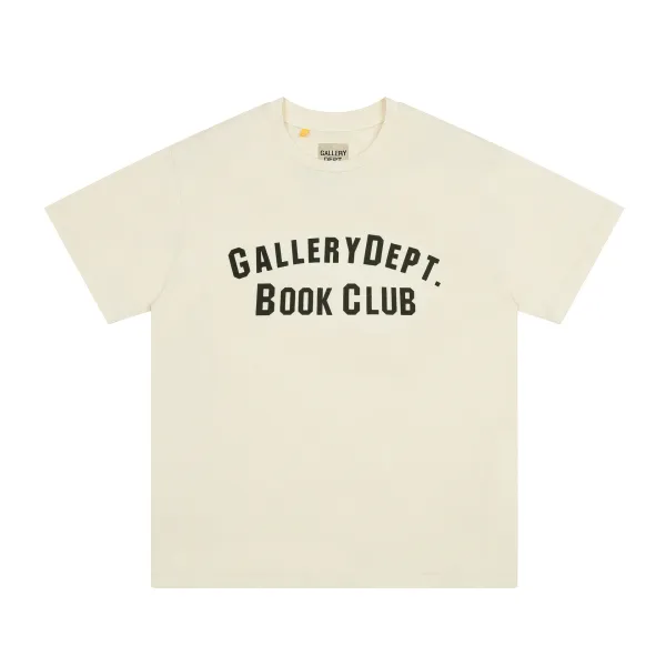 Gallery Dept Book Club Cream T-Shirt - 1