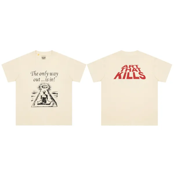 Gallery Dept Kind People Graphic Print White T-Shirt - 12