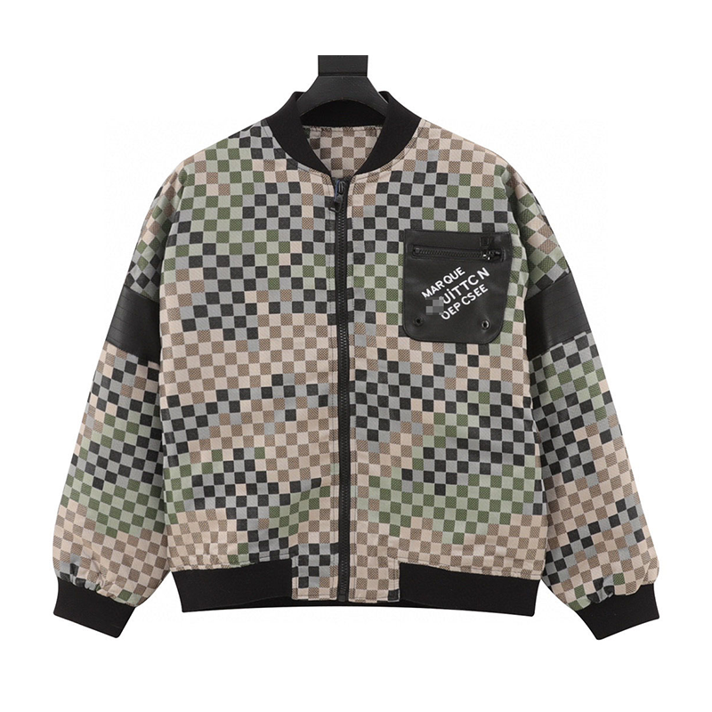 Checkerboard Flight Jacket