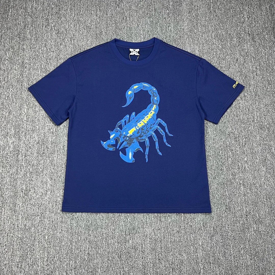 Mertra Soccer Jersey Blue Black Striped Sport Shirt