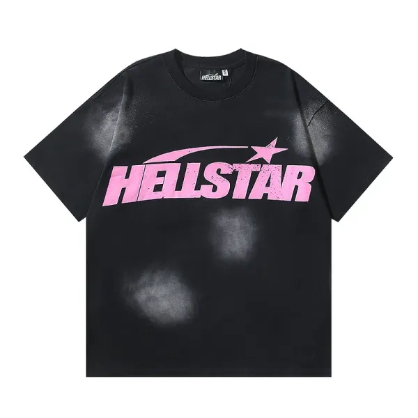 Hellstar Spray Paint Logo T-Shirt Black - 1