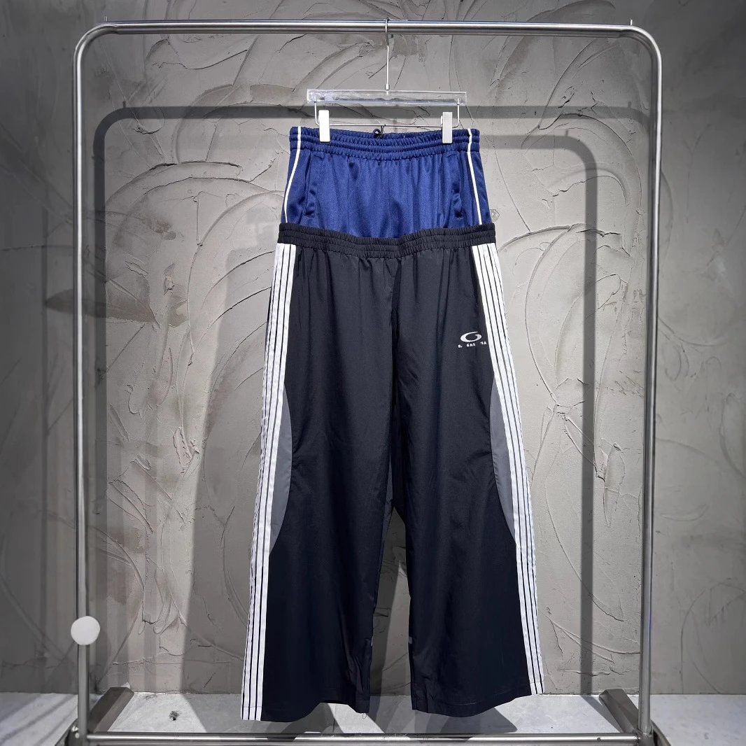 Hand-Drawn Doodle Embroidery Joggers