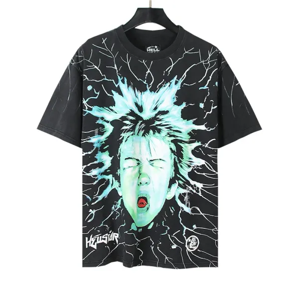 Hellstar Electric Shock Black T-Shirt - 1