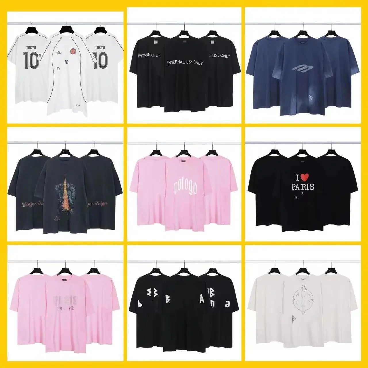 Eiffel Tower Logo Washed T-Shirt