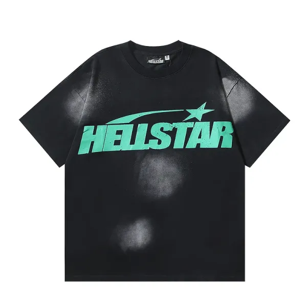 Hellstar Spray Paint Logo Black T-Shirt - 1