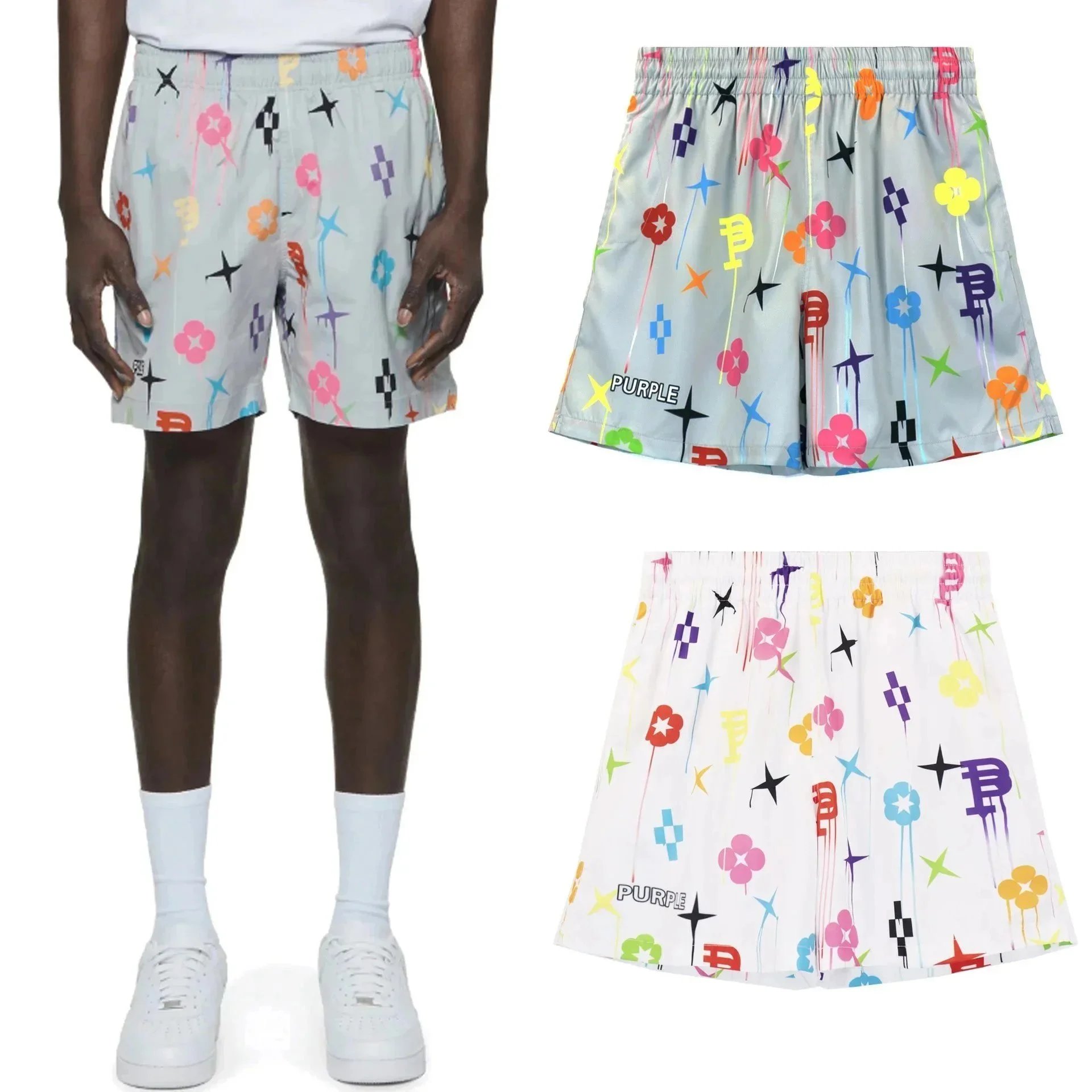 Logo Print Shorts