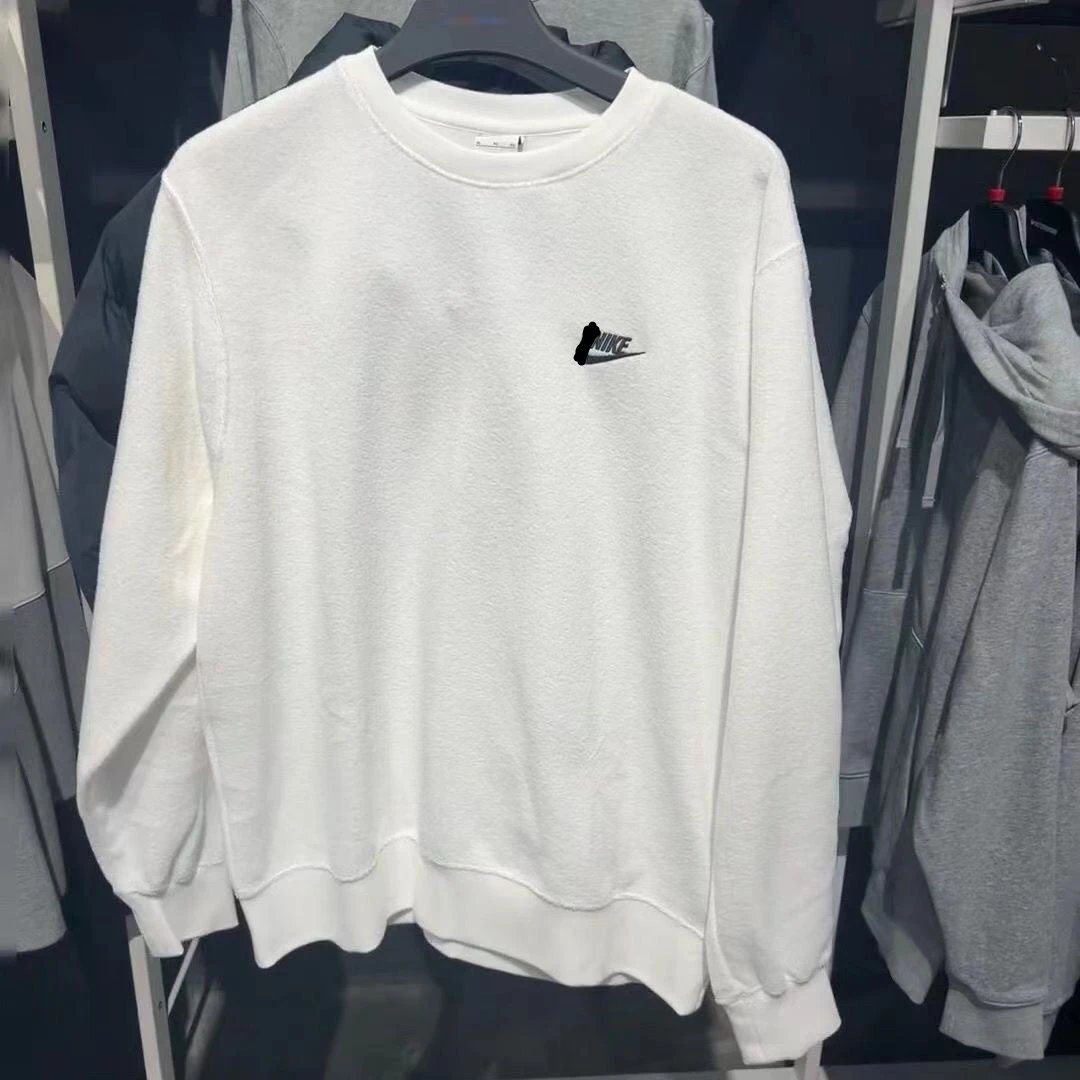 Embroidered Crew Neck Hoodie photo 2