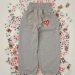 thumbnail for European and American ins style 2025 new double waist men's and women's street fashion brand trousers loose personality embroidery sweatpants