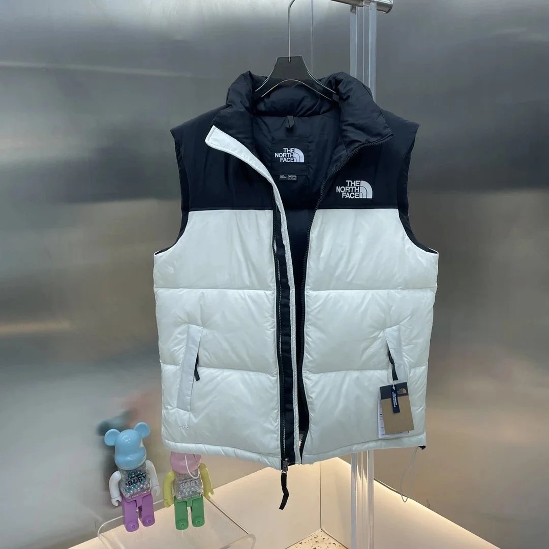 The North Face Nuptse Vest Navy Blue Down Vest - 11