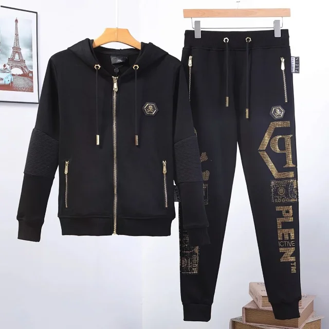 Philipp Plein Tracksuits Graphic zip-up tracksuit set product detail image 3