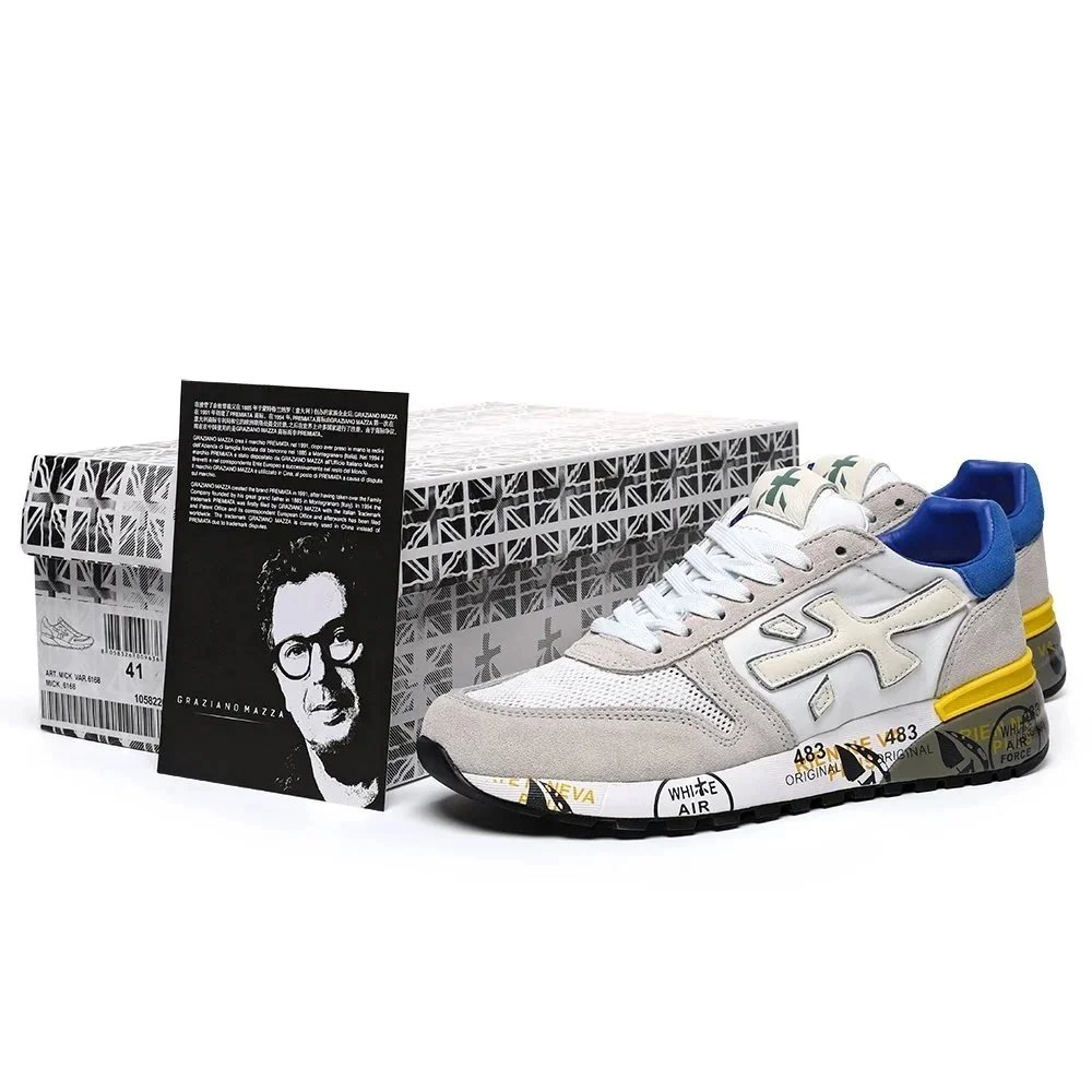 Premiata Sneakers MICK low-top with graphic-print midsoles product image