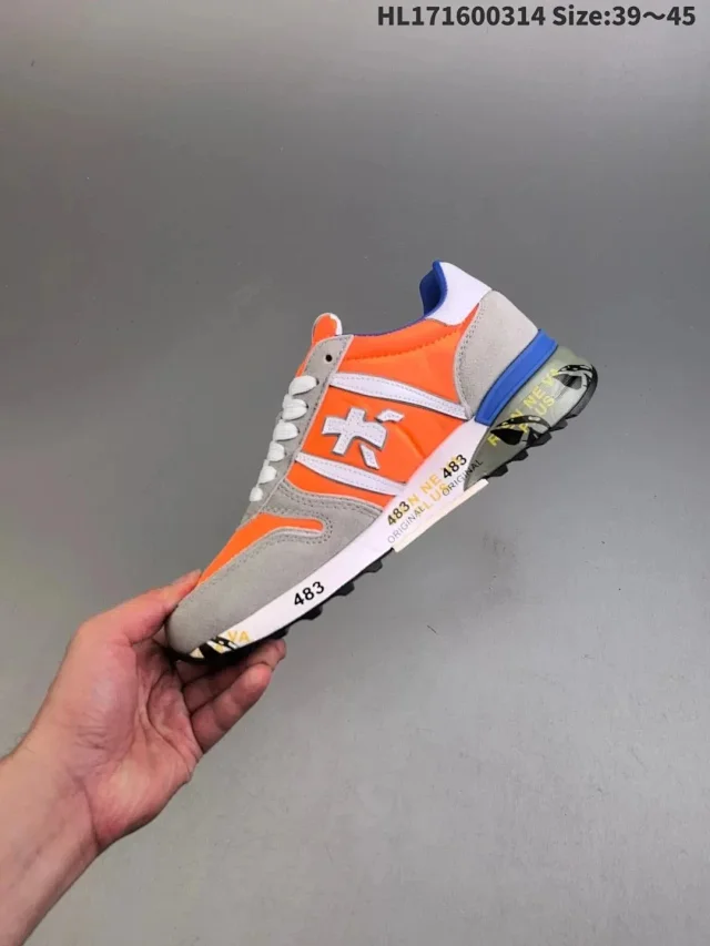 Premiata Sneakers MICK low-top with graphic-print midsoles product detail image 7