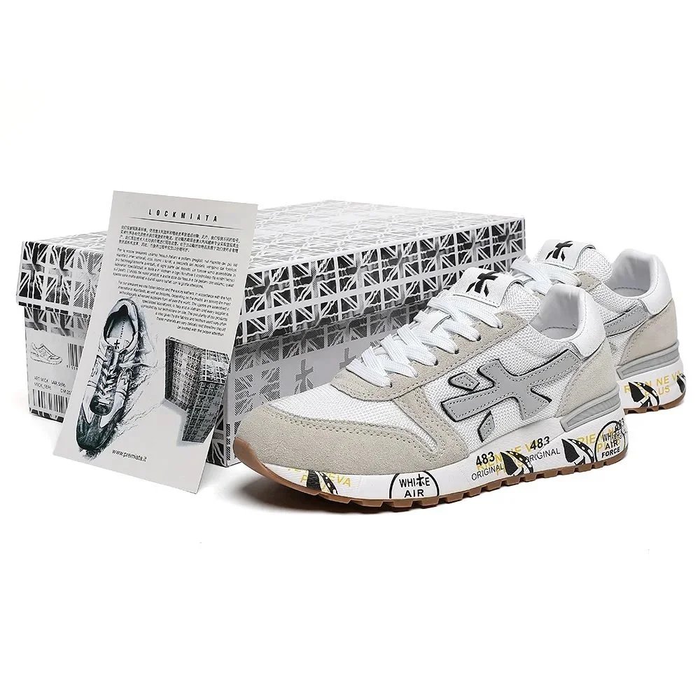 Premiata Sneakers MICK low-top with graphic-print midsoles product image