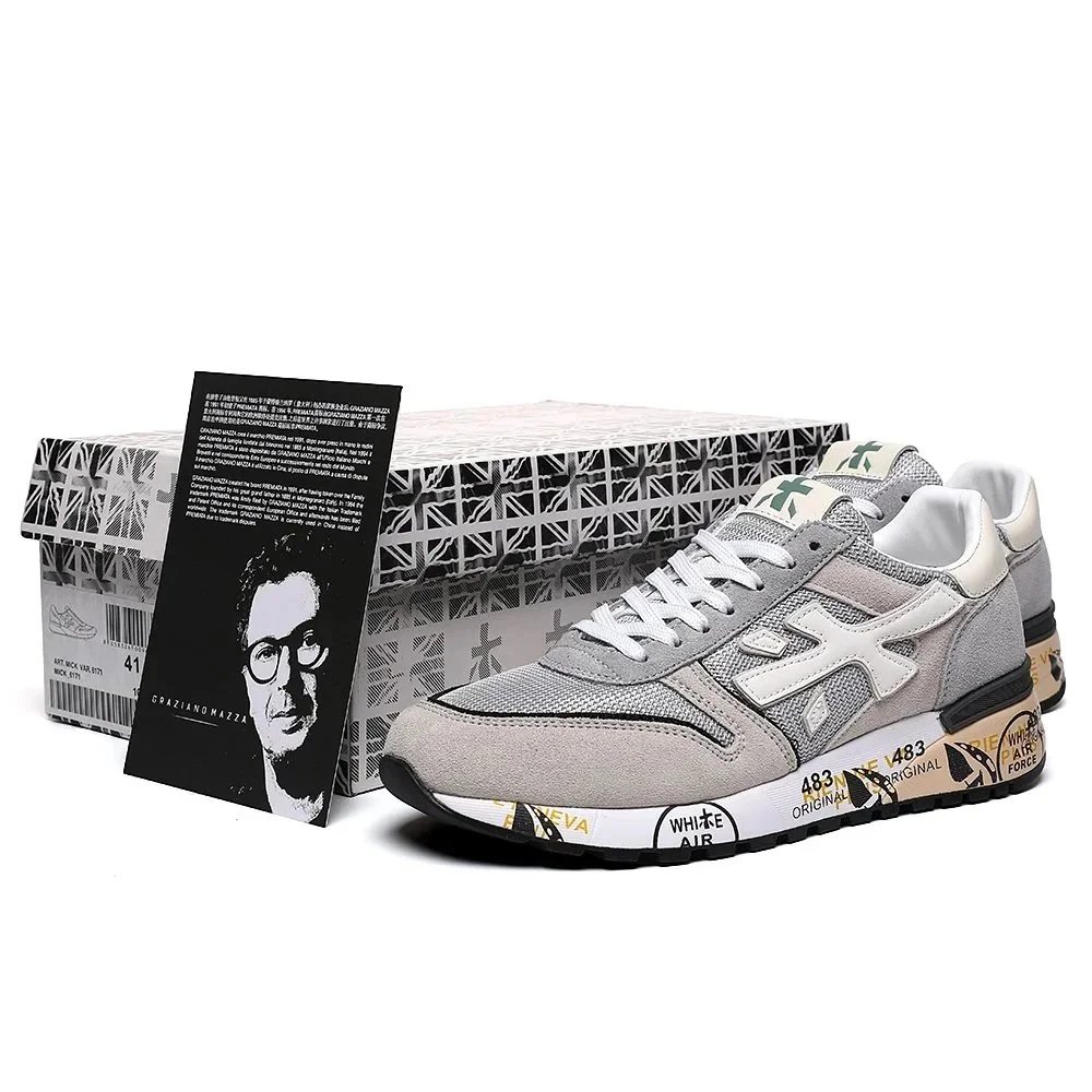 Premiata Sneakers MICK low-top with graphic-print midsoles product image