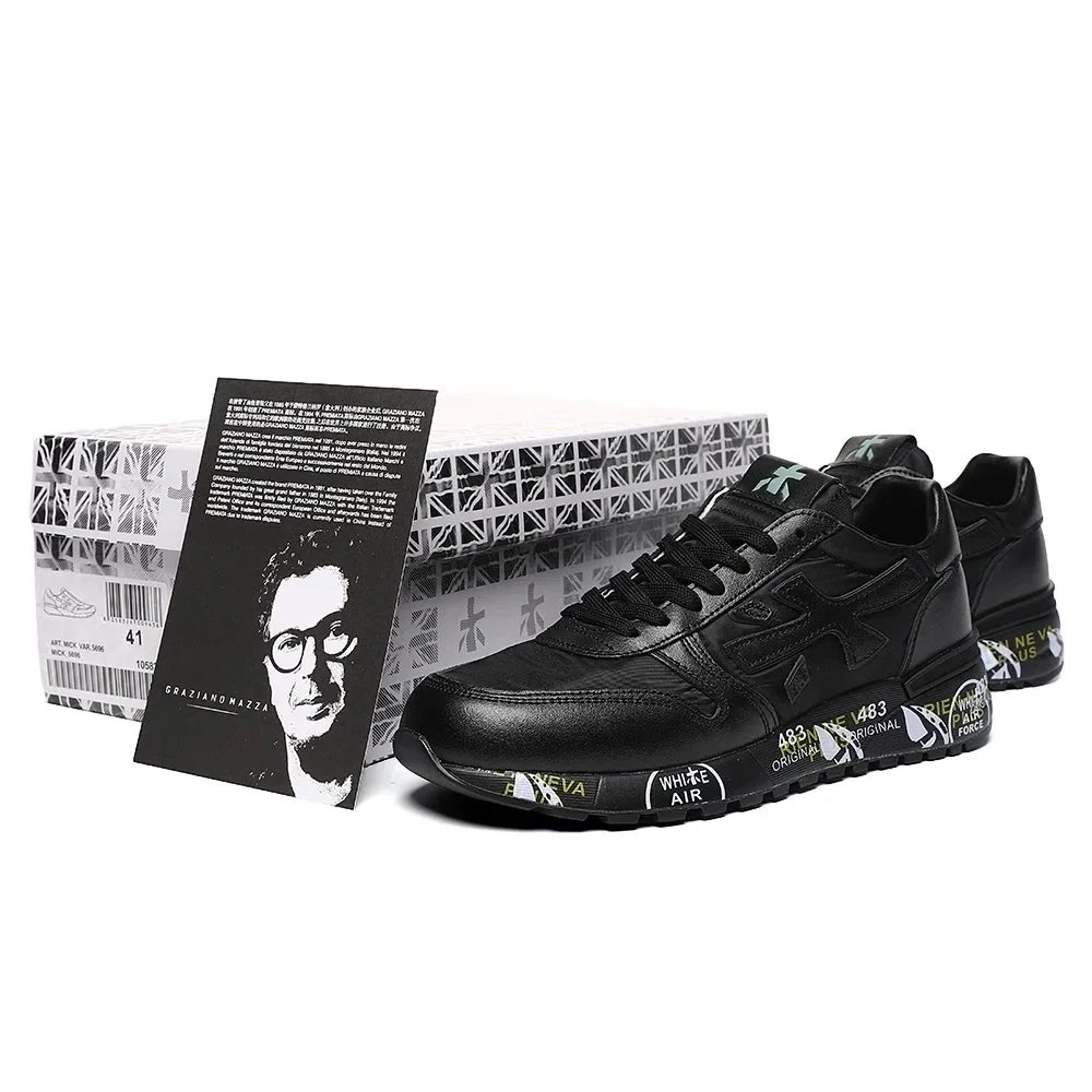 Premiata Sneakers MICK low-top with graphic-print midsoles product image