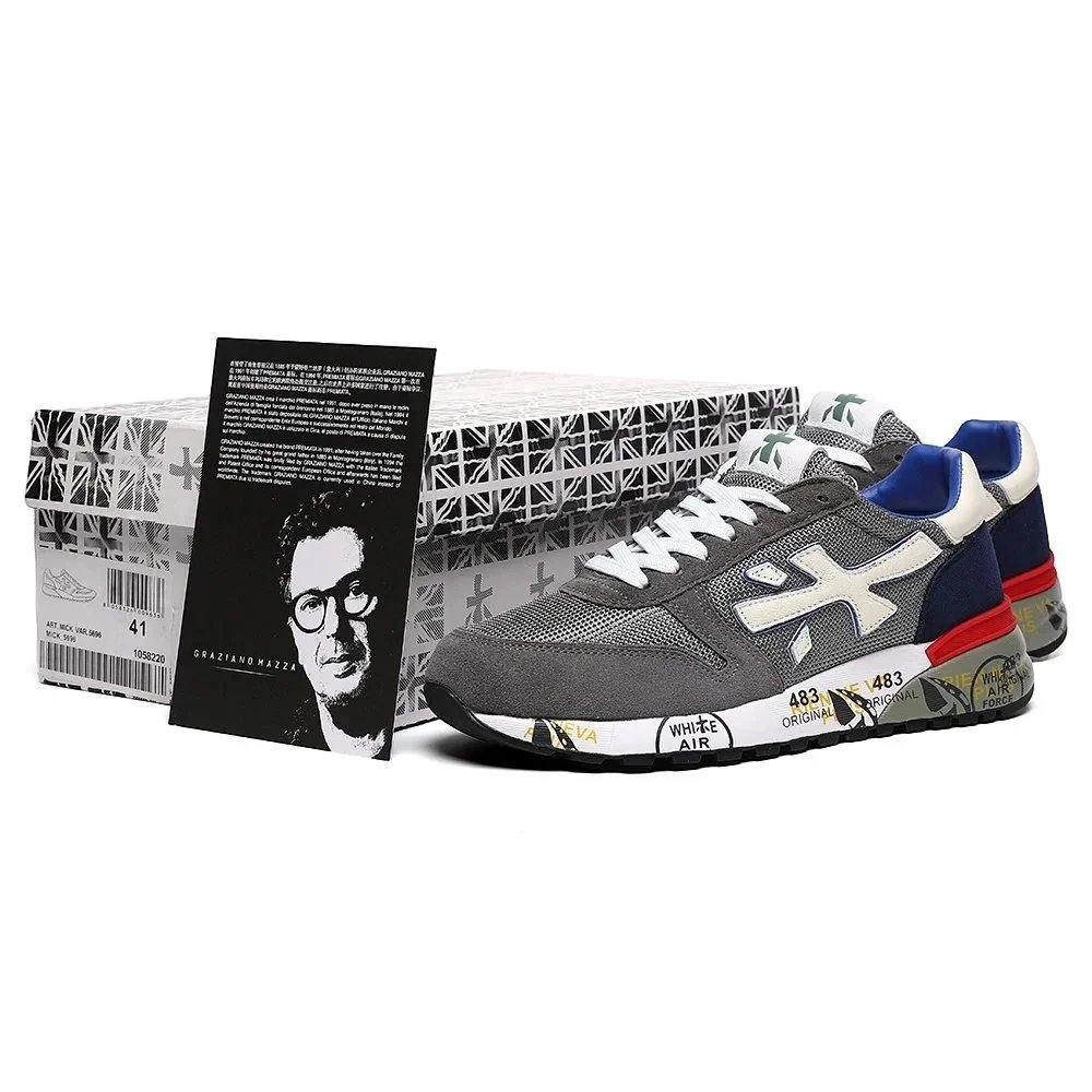 Premiata Sneakers MICK low-top with graphic-print midsoles product image