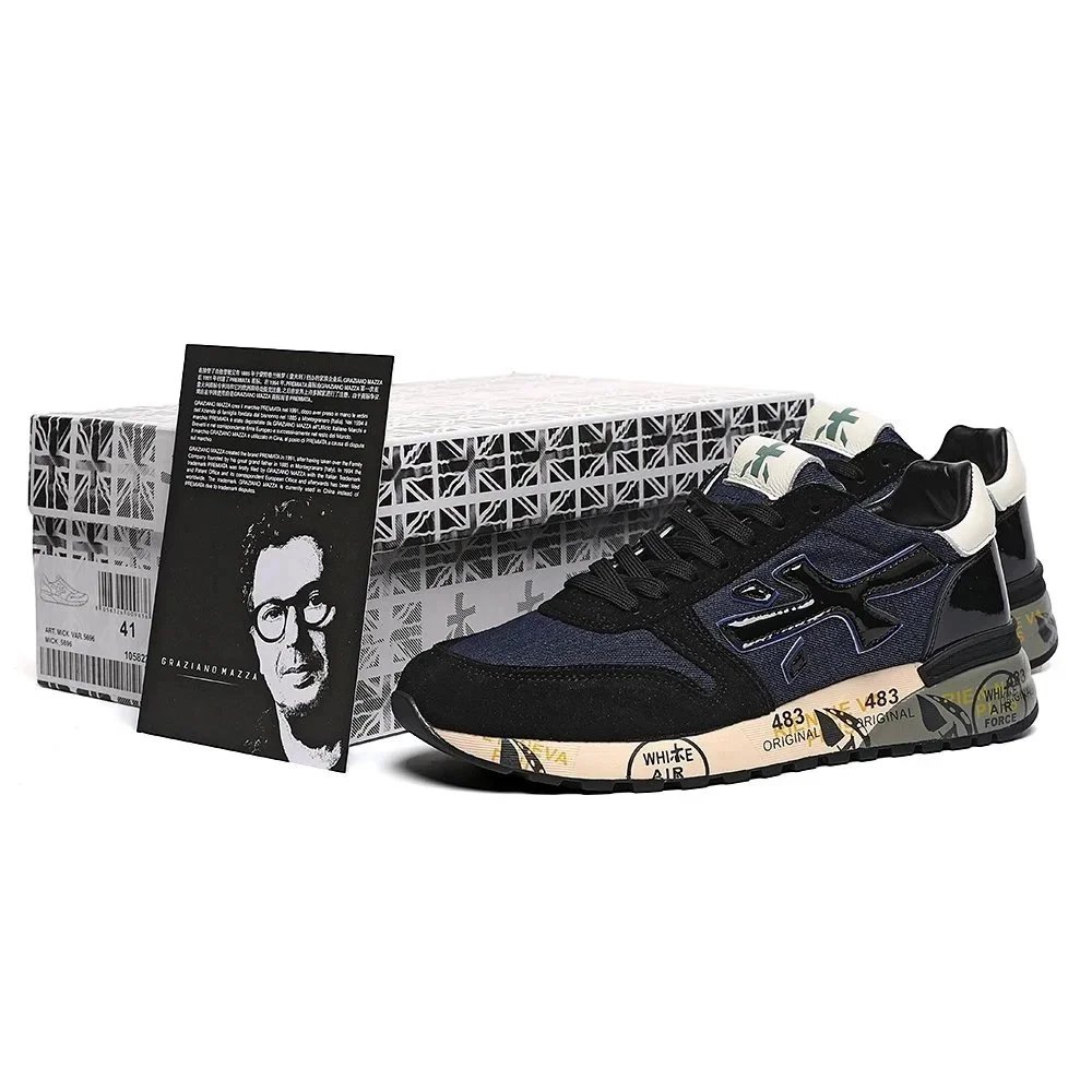 Premiata Sneakers MICK low-top with graphic-print midsoles product image