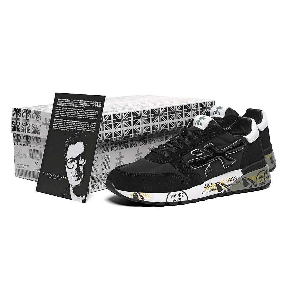 Premiata Sneakers MICK low-top with graphic-print midsoles product image