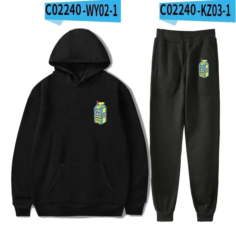 Juice WRLD Matching Sets Printed Hoodie and Jogger Set image 6
