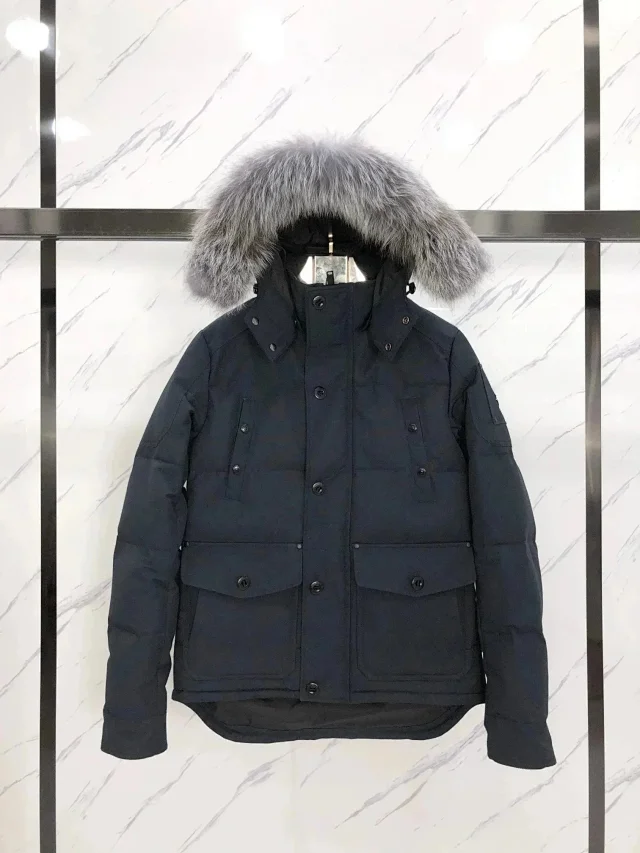 Unbranded Down Jackets Fur-Trim Hooded Bomber product detail image 22