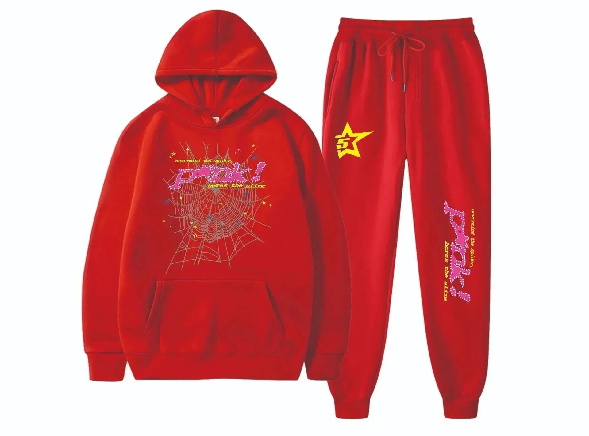 Unbranded Tracksuits Spiderweb Graphic Hooded Tracksuit — ALBB-18