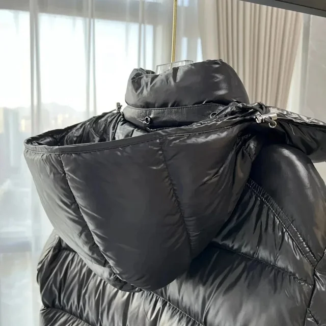 Moncler Down Jackets Hooded puffer jacket with sleeve pocket product detail image 6