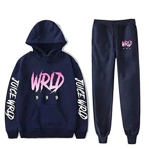Juice WRLD Matching Sets Printed Hoodie and Jogger Set — ALBB-18