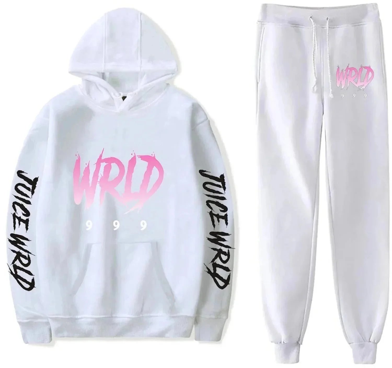 Juice WRLD Matching Sets Printed Hoodie and Jogger Set image 15