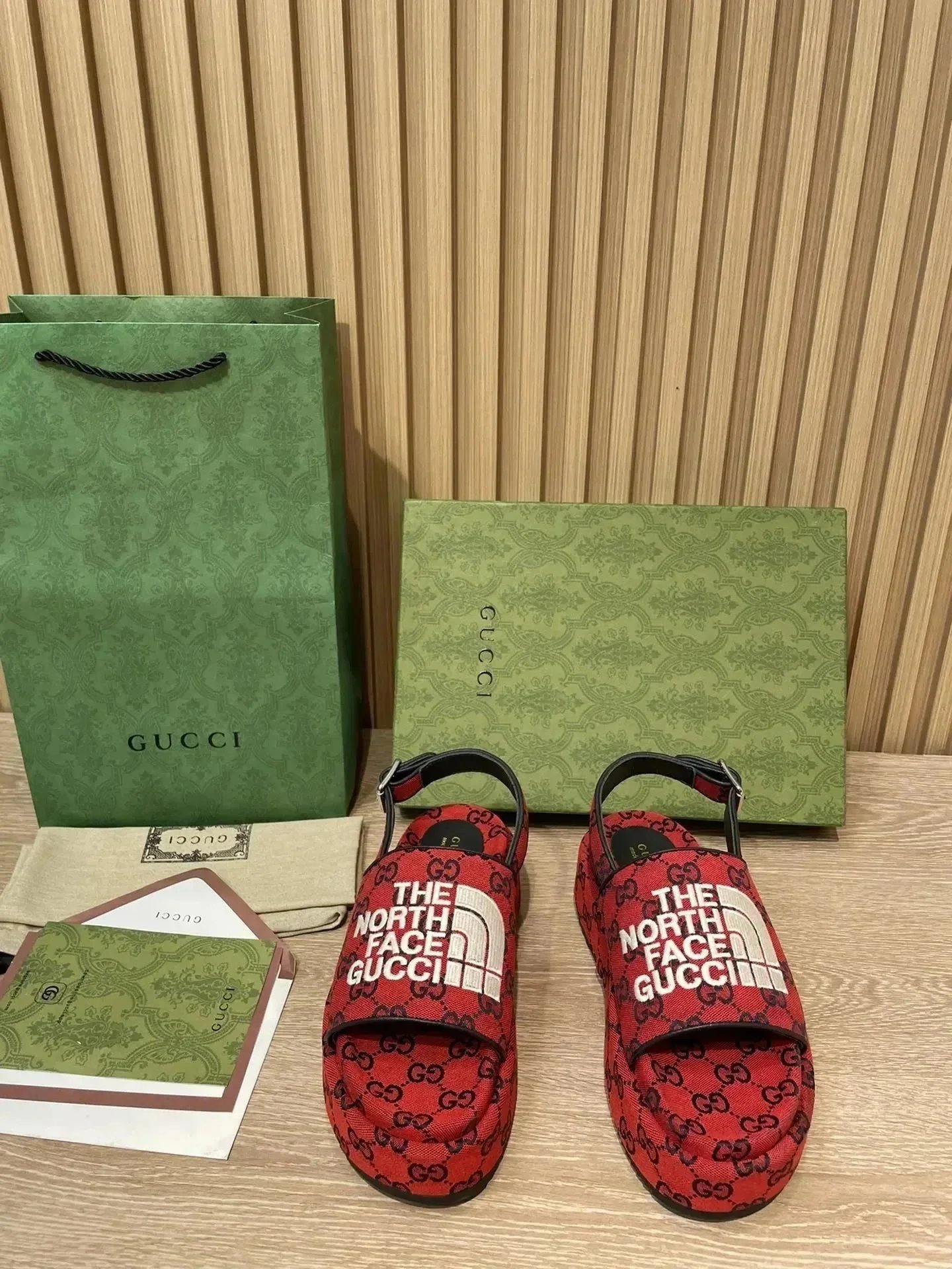 Gucci Sandals GG Monogram Slide — 17