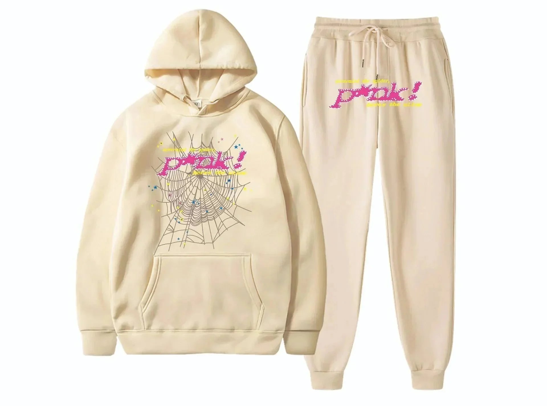 Unbranded Tracksuits Spiderweb Graphic Hooded Tracksuit — ALBB-30