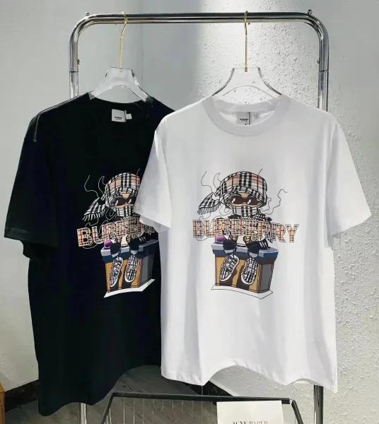 Burberry Thomas Bear Graphic Print White T-Shirt - 16