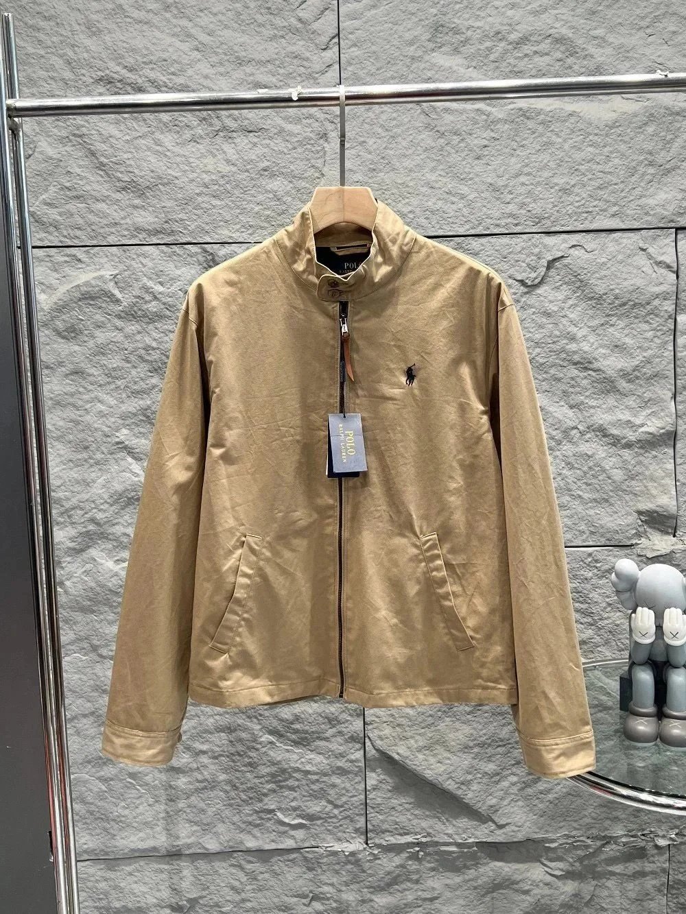 Polo Ralph Lauren Jackets Stand-Collar Zip Jacket with Embroidered Pony Logo image 3