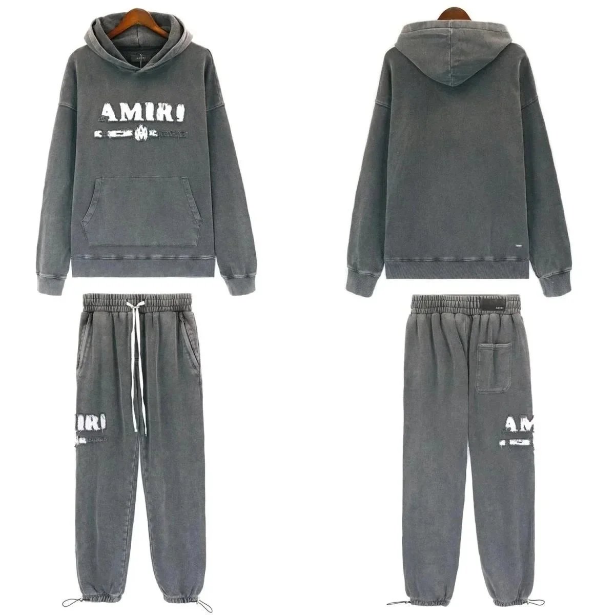 AMIRI Tracksuits Logo Hoodie and Drawstring Pants image 5