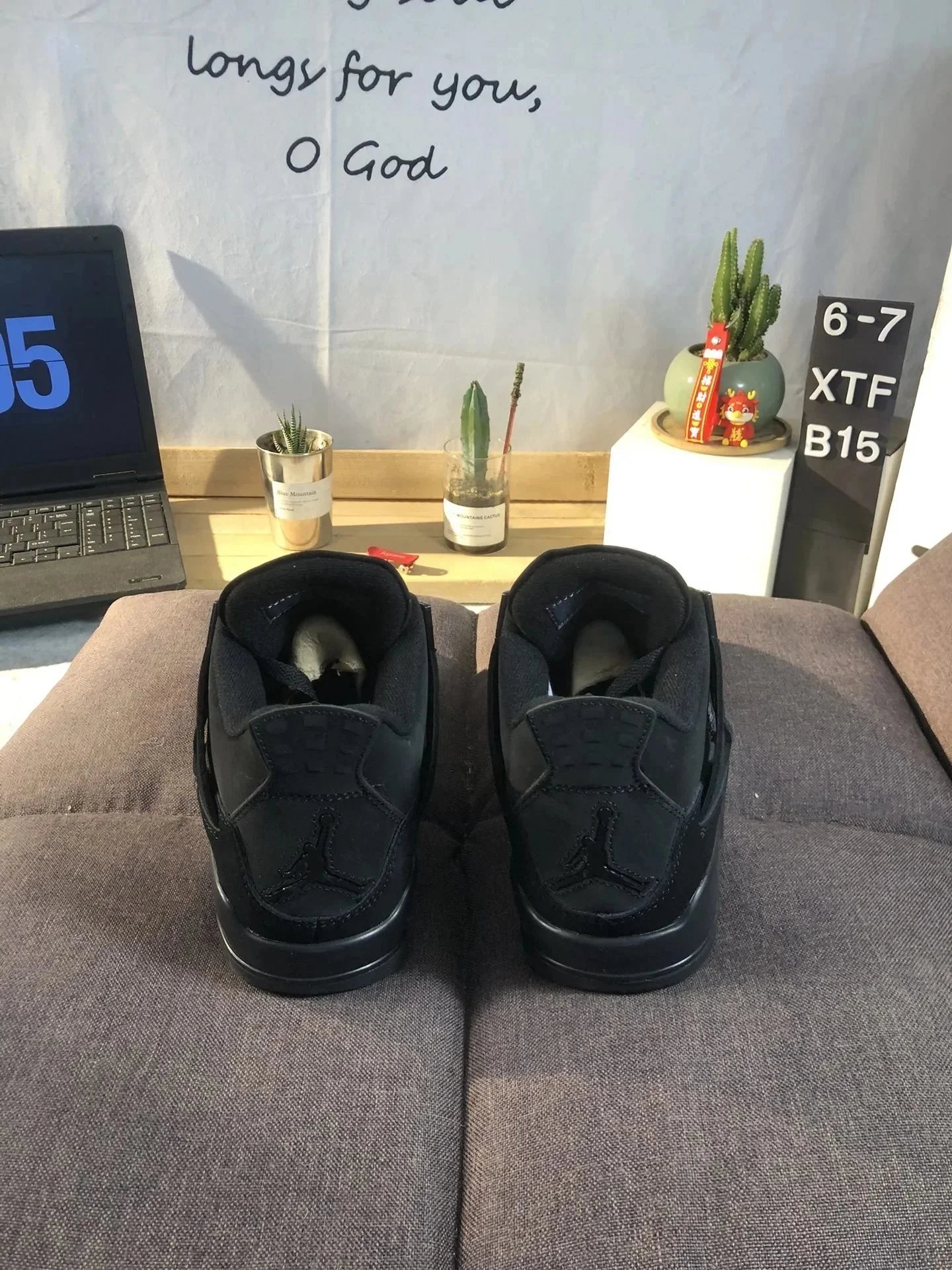 Air Jordan 4 Retro White Cement Reimagined Sneakers - 7