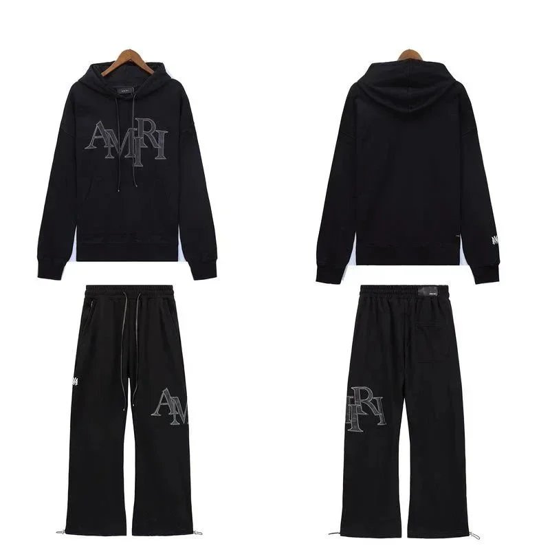 AMIRI Tracksuits Logo Hoodie and Drawstring Pants image 2