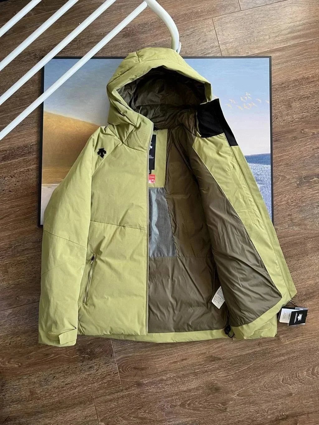 Descente Down Jacket Black Long Parka - 8
