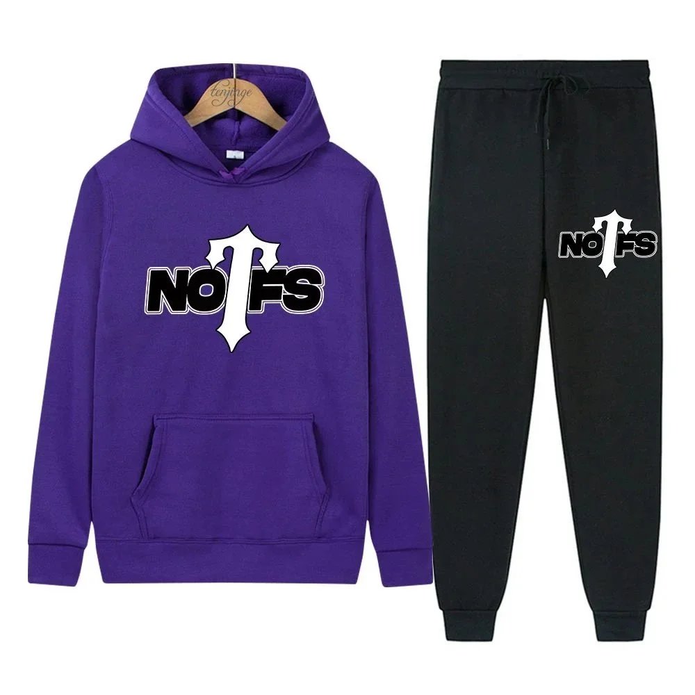NOFS Tracksuits Logo hoodie and joggers set — TJ-TZ-0088