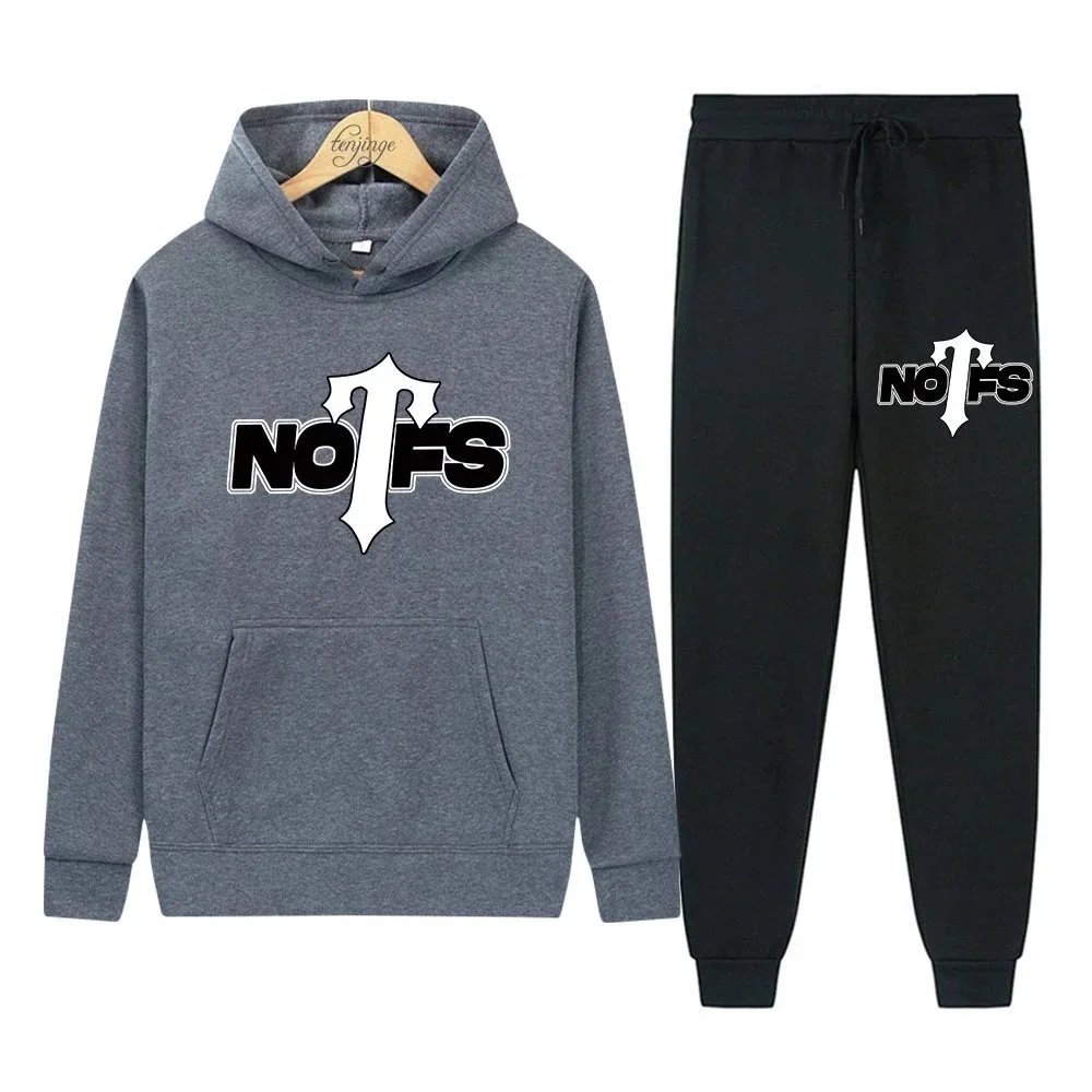 NOFS Tracksuits Logo hoodie and joggers set — TJ-TZ-0097